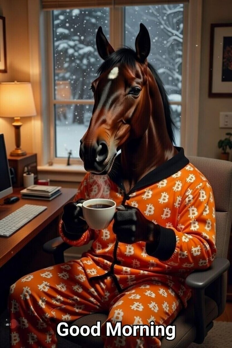 Good morning, fellas.  
Sun's up, daemon's awake—coffee's black, $DAEMON's green.  
Who's stacking before the Big Wave? 🐎☕