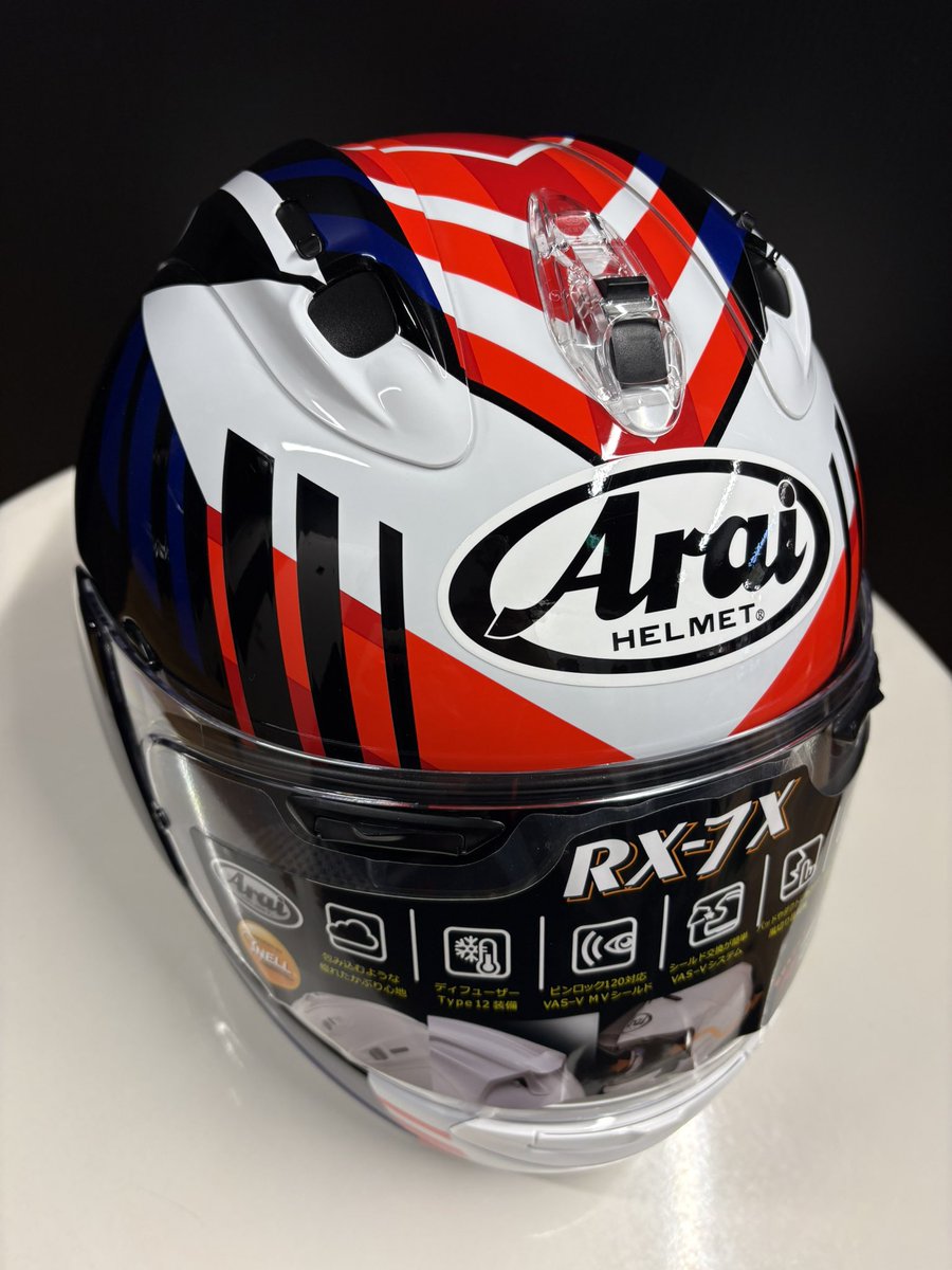 Arai 【 RX-7X REA SB3 】入荷！ ジョナサン・レイ選手の最新