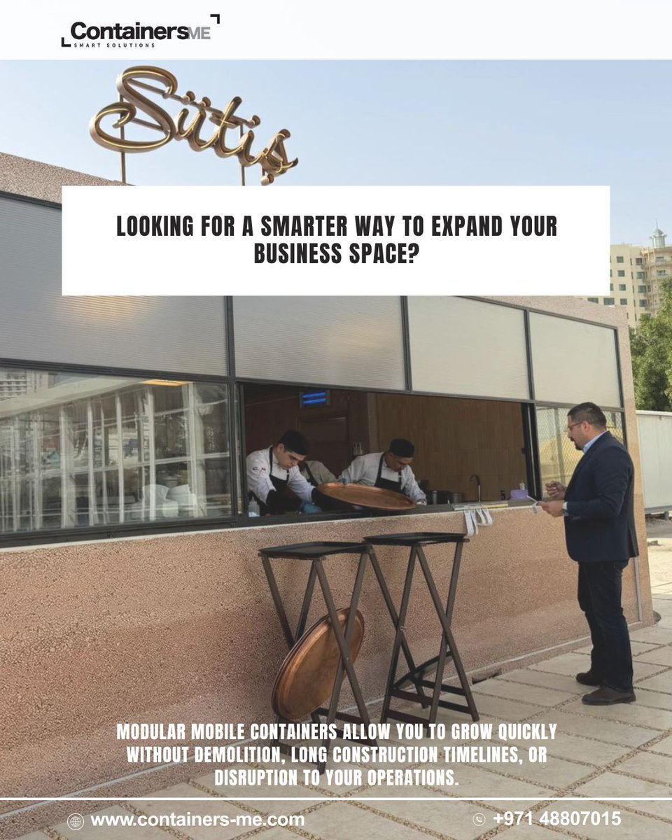 Containers_me's tweet image. How Do Businesses Handle Sudden Growth Without Delays?

Major contract secured? No time to build? Modular mobile units enable same-week expansion of offices, storage, and staff housing—helping companies scale instantly.

#modularcontainers #businessgrowth #rapidexpansion