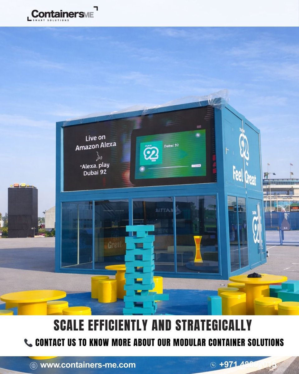 Containers_me's tweet image. How Do Businesses Handle Sudden Growth Without Delays?

Major contract secured? No time to build? Modular mobile units enable same-week expansion of offices, storage, and staff housing—helping companies scale instantly.

#modularcontainers #businessgrowth #rapidexpansion