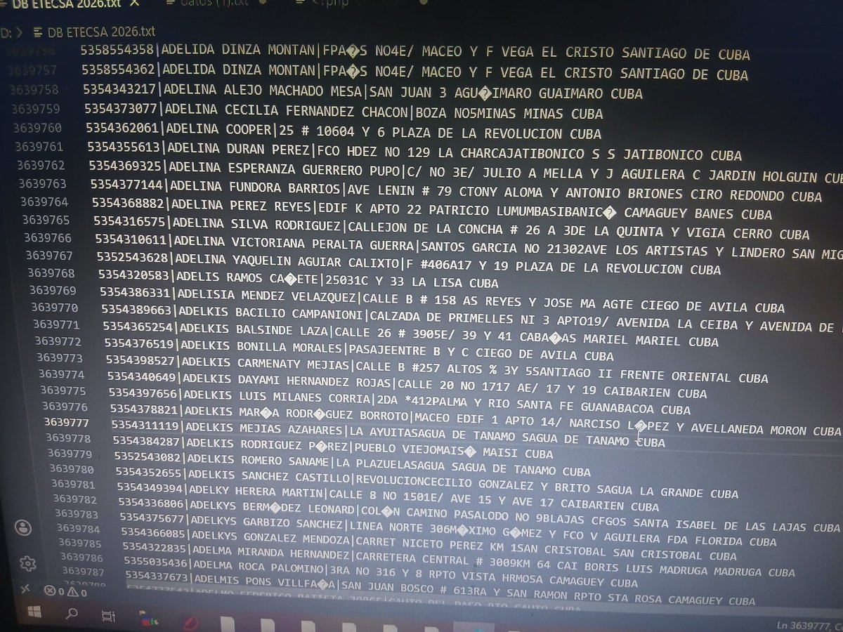 Anonymous Cuba tweet media