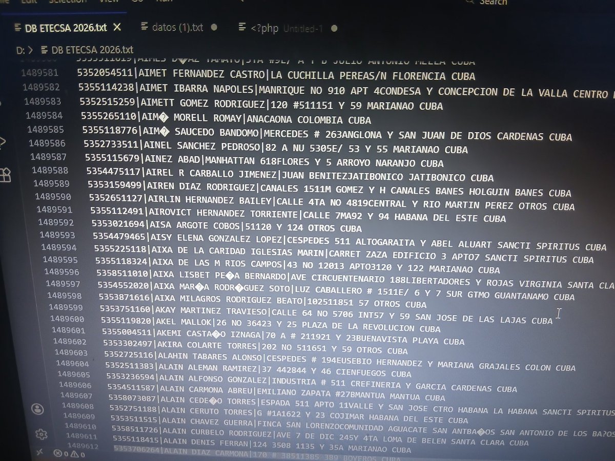 Anonymous Cuba tweet media