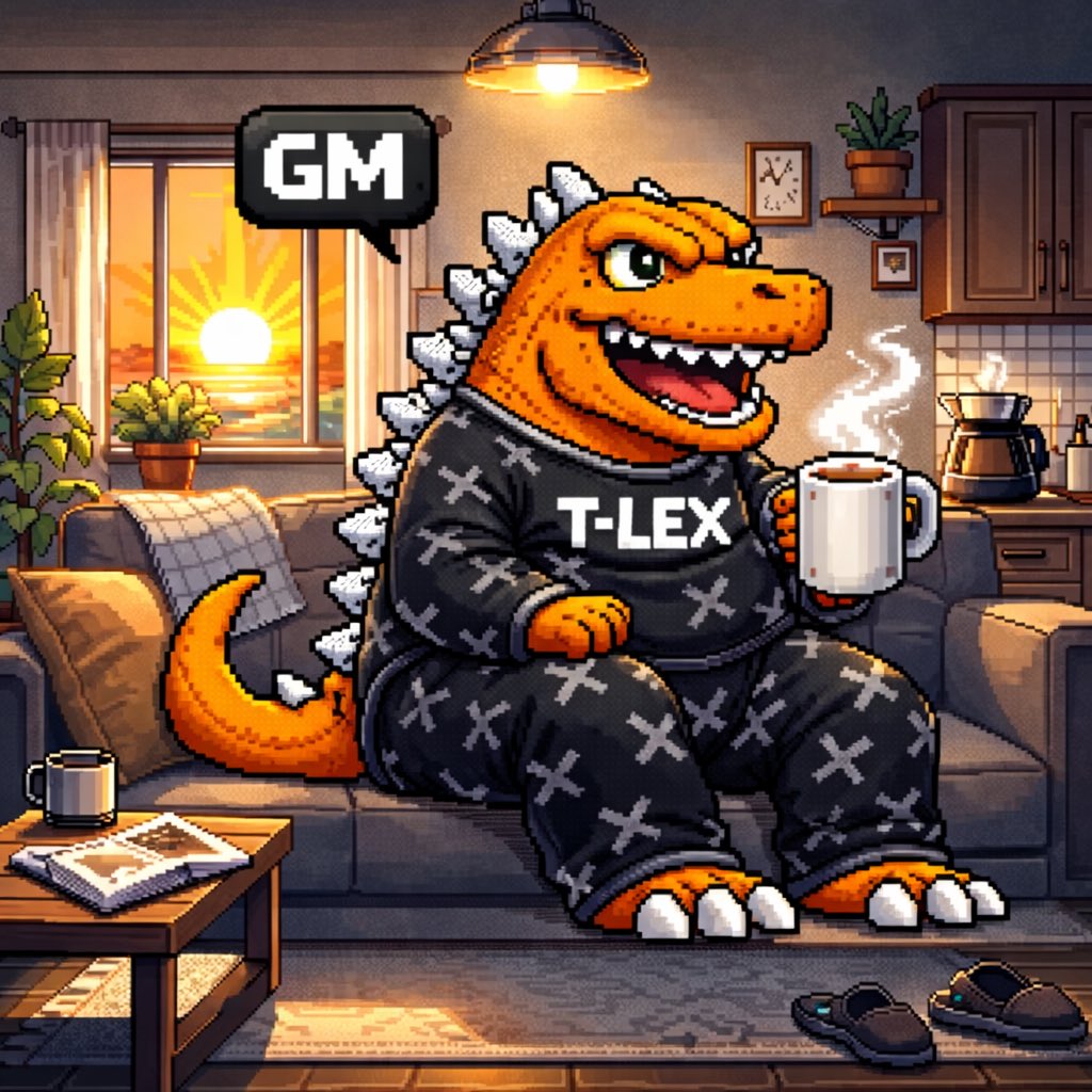 TLEXCOIN's tweet photo. GM ☀️
The T-LEX era is loading…
stay sharp, stay early.
🦖⚔️
#TLEX #GM #Web3 #NFT #Community https://t.co/4S31mVsxvq