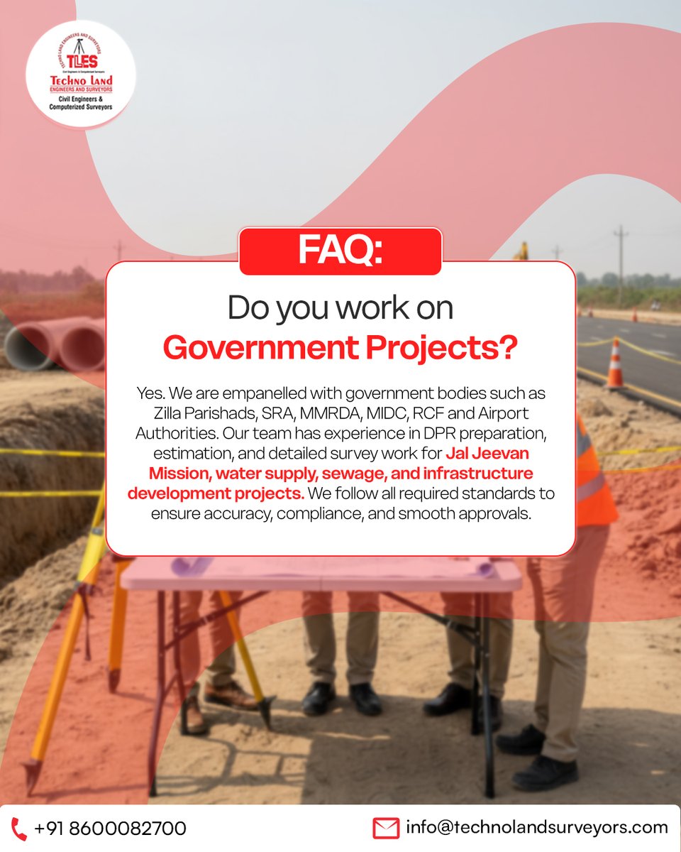 engineers20359's tweet photo. We undertake government projects in water, sewage, and infrastructure.

Connect with us for reliable project support.

#technolandengineers #governmentprojects https://t.co/oAcVCL3BIE