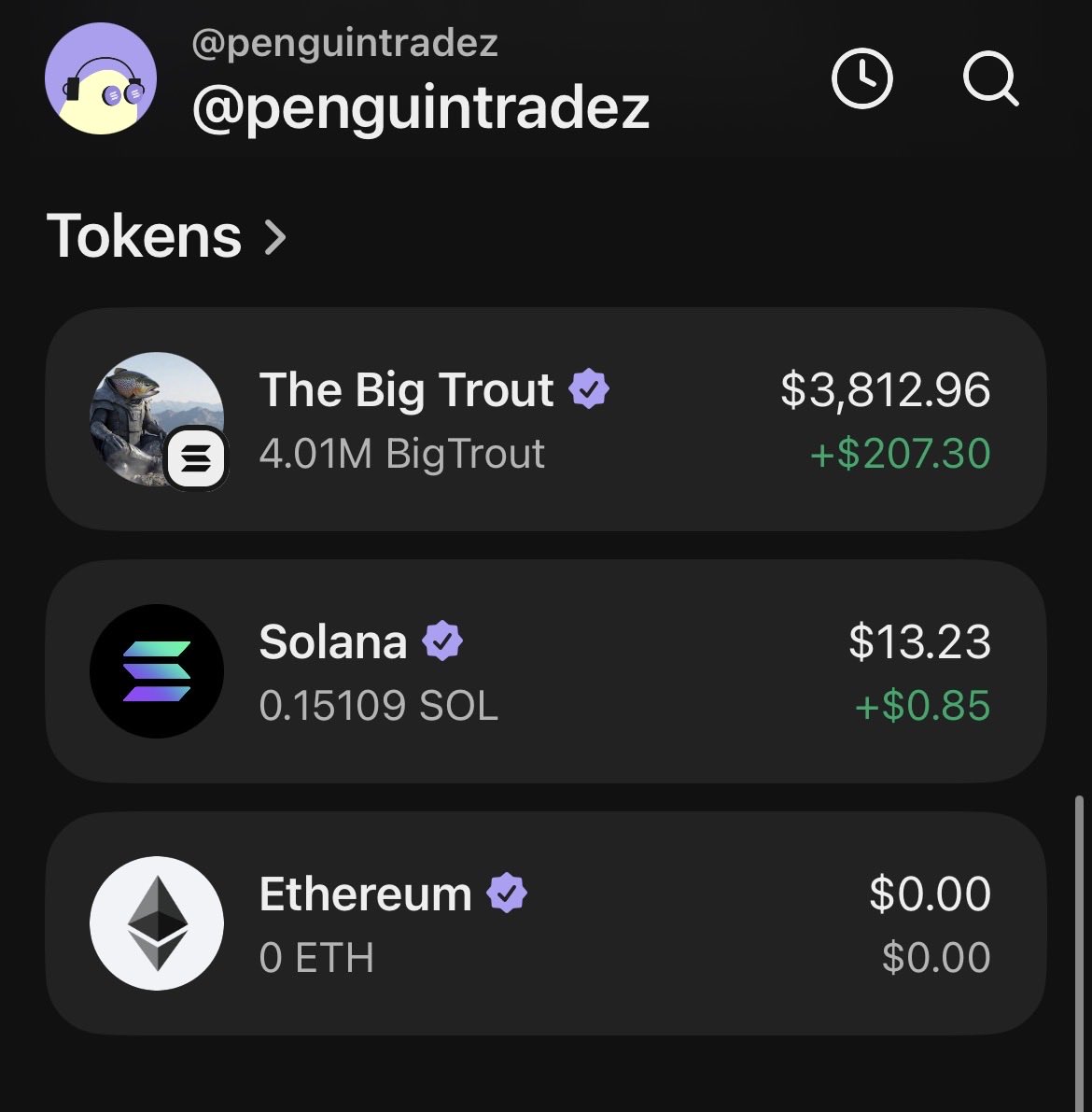 got a bag of $BigTrout here at the lows

I really fw what <a href="/BigTrout300/">Trout</a> is trying to create

All organic with a strong community pushing this together. No KOLs behind this. Only a goated Dev doing his thing.

Said it the day CTO happened, I believe this will run hard af