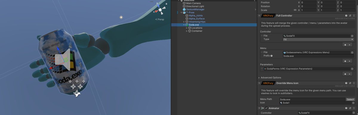 Kraken is still being worked on: but on a side note I'm making a prefab for the soda.exe that can do some silly things