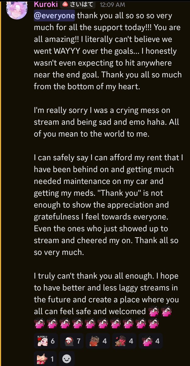 For anyone who is not in the server... Thank you. Thank you all so so much 🥹🥹