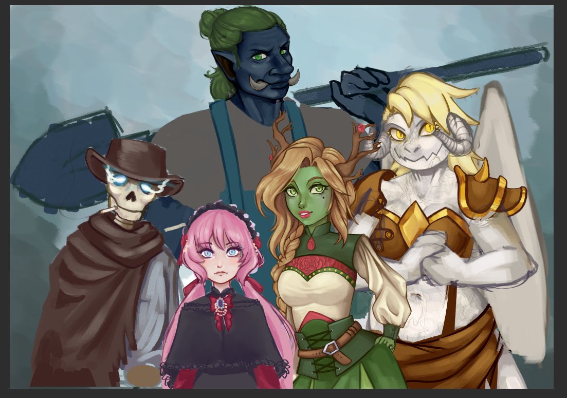WIP progress #art #dnd