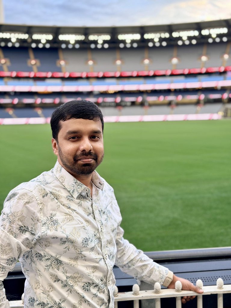 Rheumat_Aravind's tweet photo. Watched countless Boxing Day Tests at the MCG as a kid.
Today, I stood inside the Melbourne Cricket Ground - attending a gala dinner during the International Vasculitis Workshop 2026.
Some childhood dreams quietly come true.
#MCG #BoxingDayTest #Melbourne #Cricket @anzvasc #IVW2026