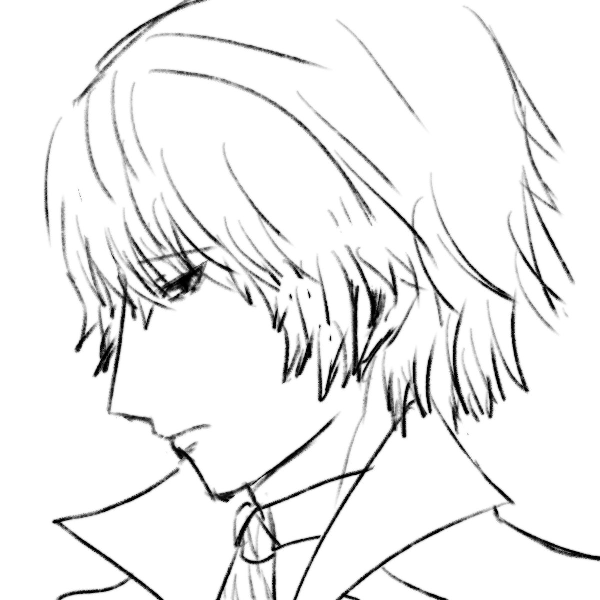 皆さん線画と塗った後を見せてください わかったぜ！！