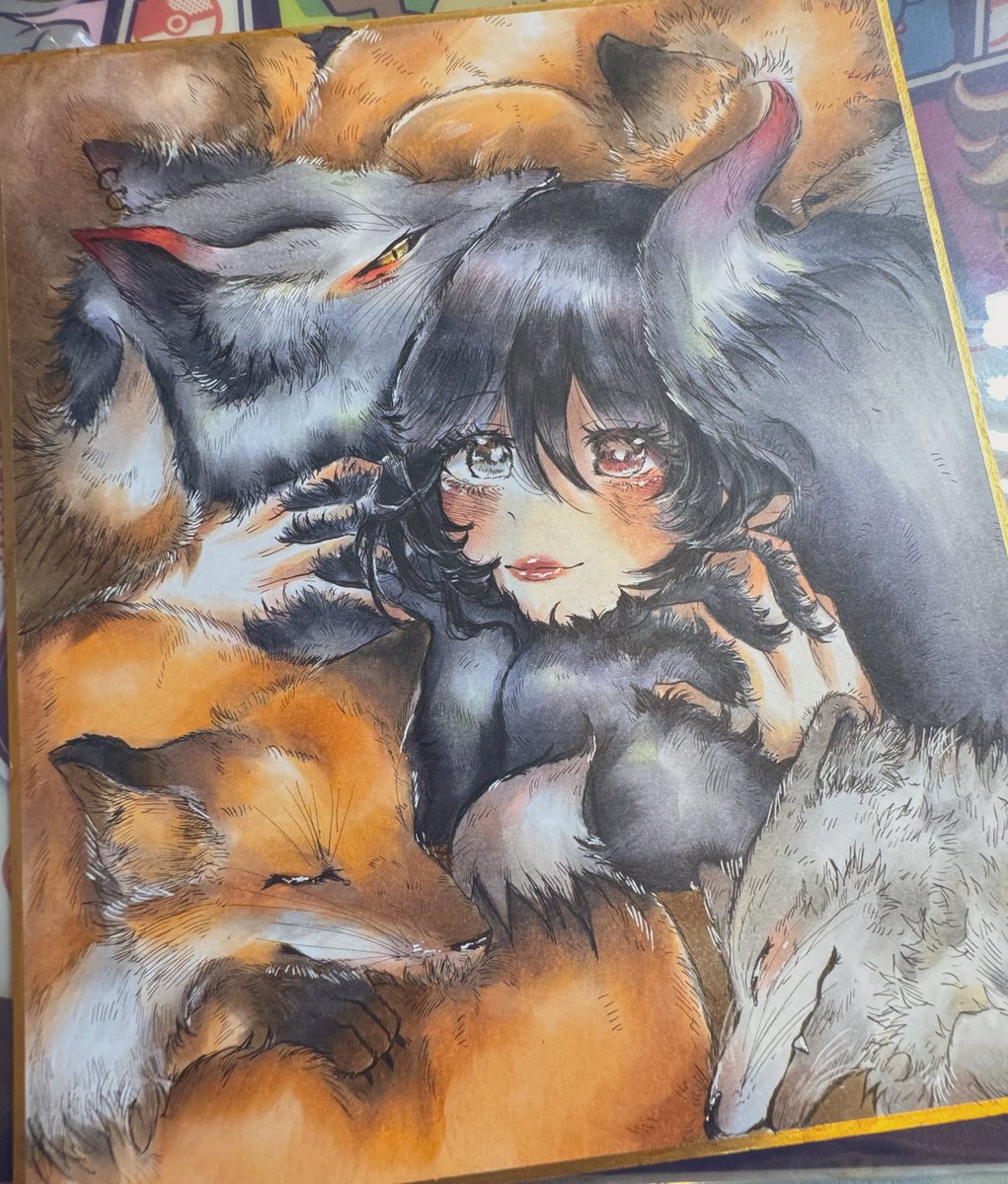 ー狐ノ彩ー（きつねのいろどり） 真ん中に居るのは妖怪を見ることが