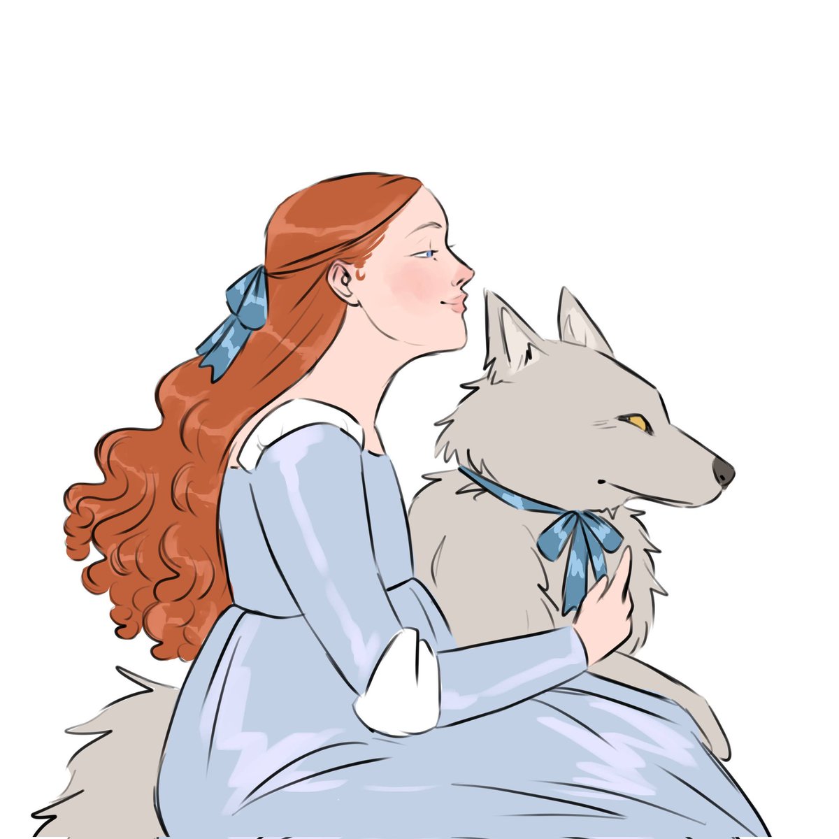 Sansa and Lady kofi request 💕 tysm!!!!