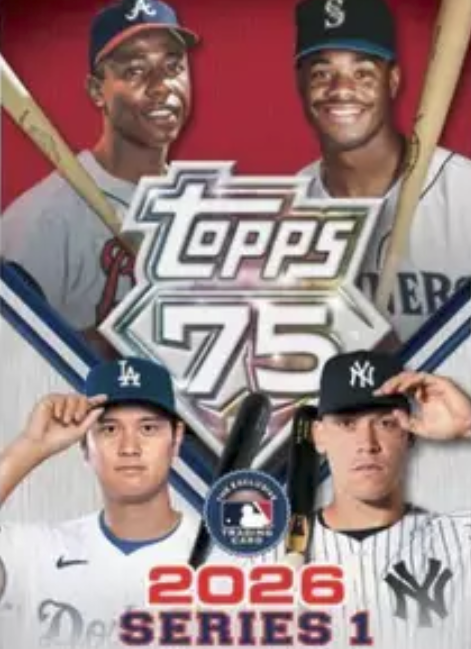 CardPurchaser's tweet image. 2026 Topps Series 1 Baseball in stock at Scheels #ad #baseballcards 

Fat Pack bit.ly/4sbwOGQ
Hanger Box bit.ly/46V1ALS
Blaster Box bit.ly/4b7XWAK
Easter Tin bit.ly/4b6IODL
Super Box bit.ly/4tTeuUw
Mega Box bit.ly/4b9jmgN