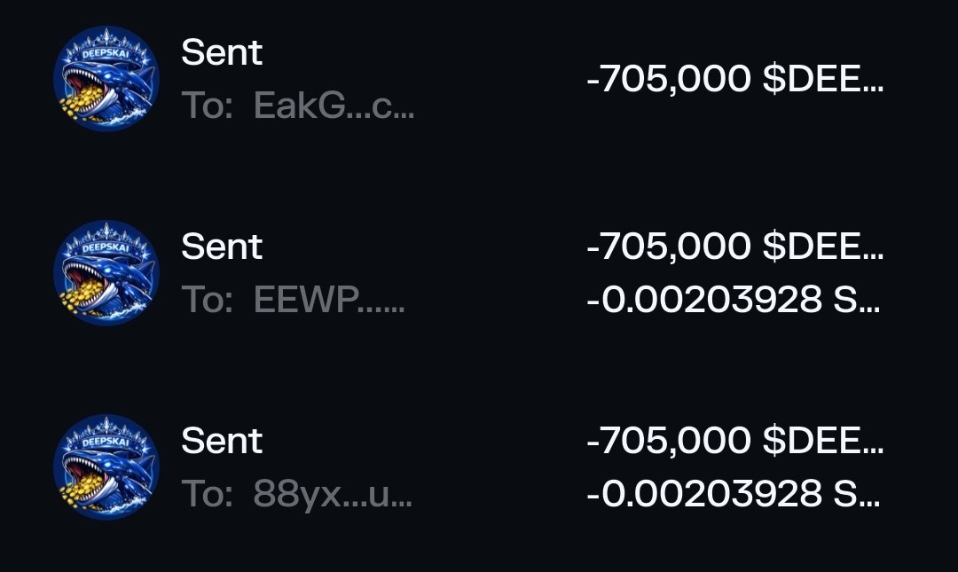 PrettyfayPF's tweet photo. CLAIM 705,000 $Deepskai

STEP 1 : 💟 &amp; 🔁 + Follow 🔔 

STEP 2 : Drop your $SOL wallet

First 200 wallets gets guaranteed airdrop.

 https://t.co/i9uFV0bejk

Join TG
#Solana #SolanaAirdrop https://t.co/2tIfsLjO6M