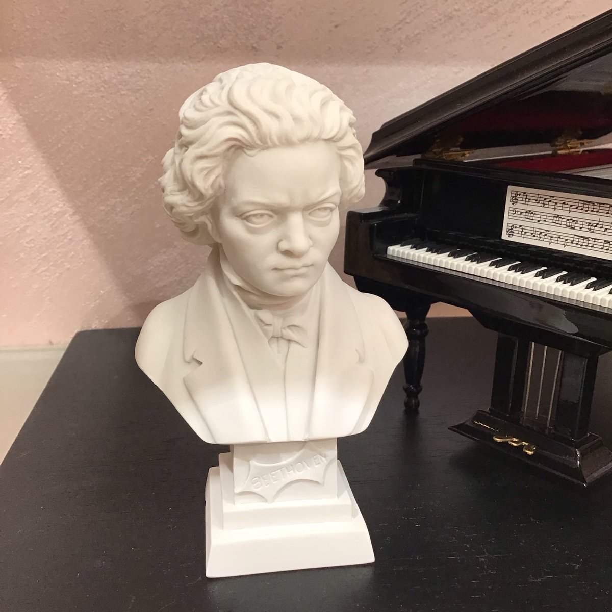 クラシック音楽家の小さな胸像が揃いました🎶 高さ約11cmと小さい