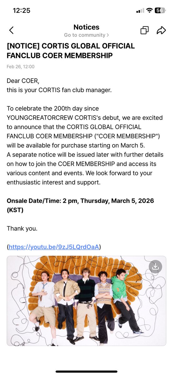 Soon Open PO Cortis Coer Membership 😍