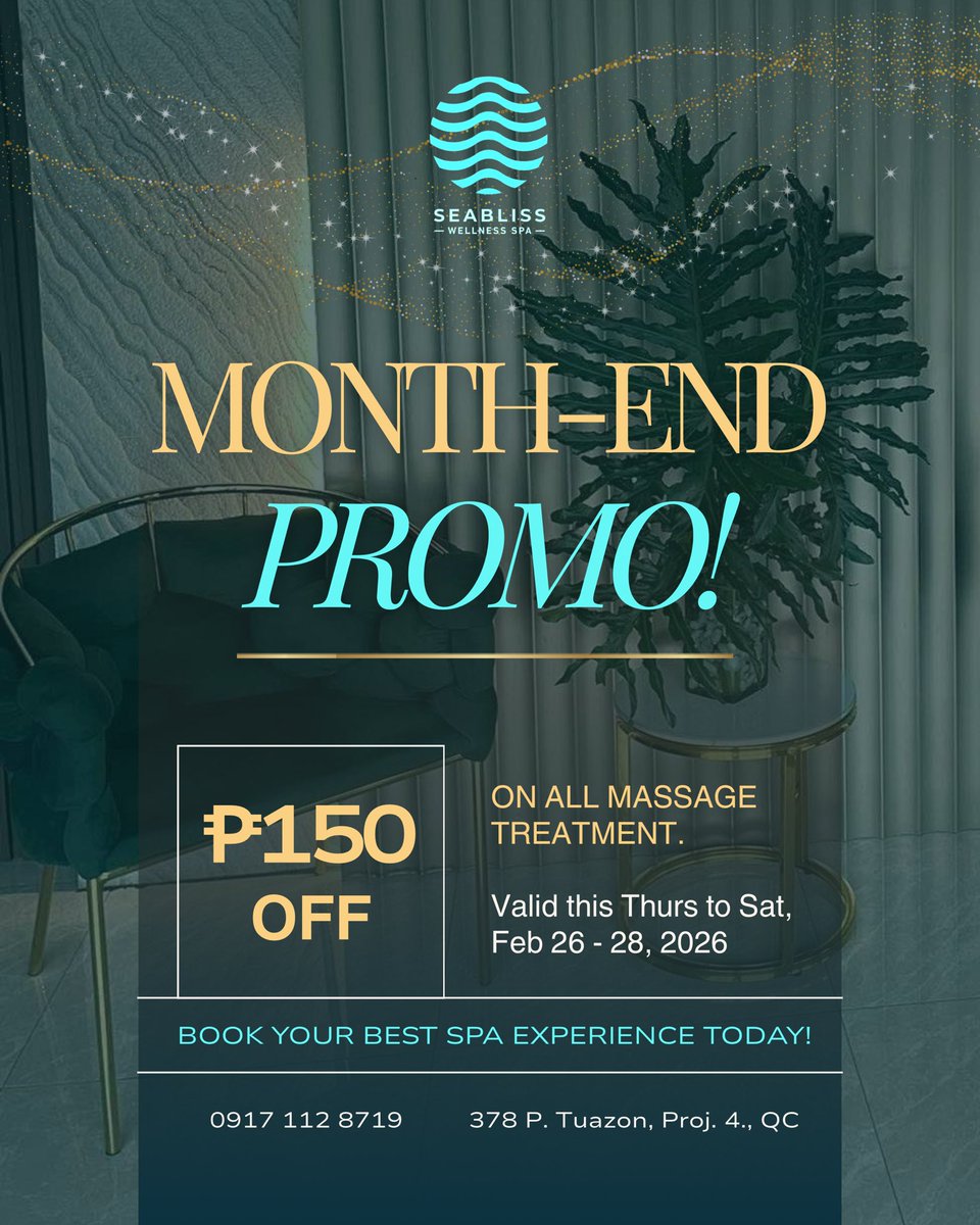 SEABLISS WELLNESS SPA tweet media