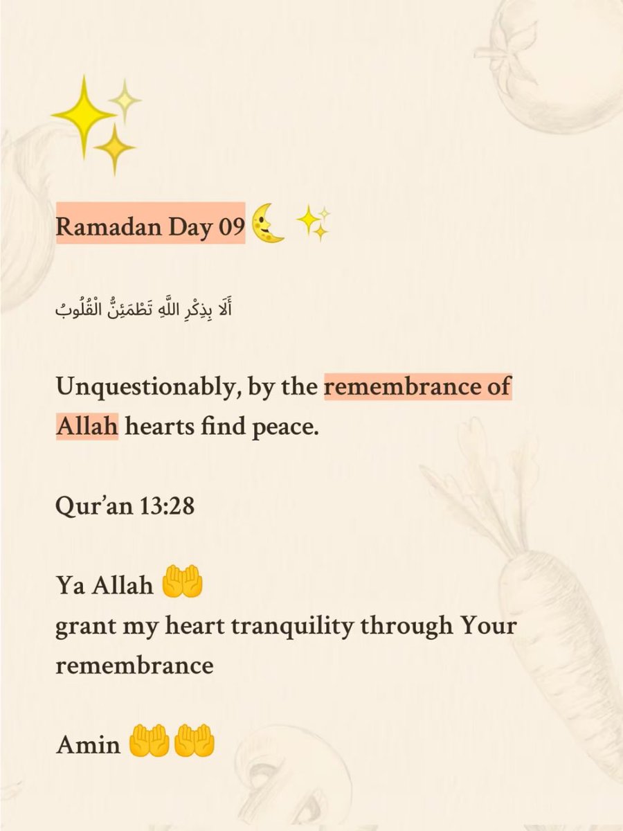 Binta2340's tweet photo. Ramadan Day 09 🌜🌝 

أَلَا بِذِكْرِ اللَّهِ تَطْمَئِنُّ الْقُلُوبُ

Unquestionably, by the remembrance of Allah hearts find peace.

Qur’an 13:28 https://t.co/oLXeuDPPjn