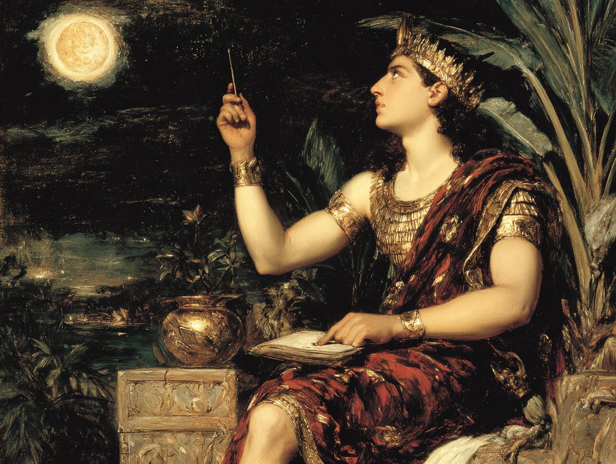 selectiveopus's tweet photo. He is  moving against the arrow of time. It is moving backward relative to the entropic flow of the universe. "The Egyptians knew that one's own Sun, once built, is inexhaustible and without limitations" https://t.co/lV6SUQoSTK