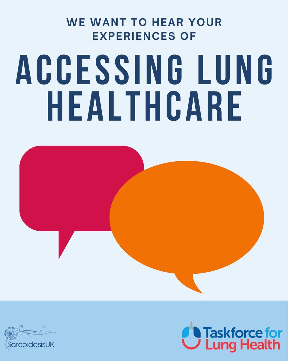 We need your help! 

As a member of the Taskforce for Lung Health, we want to hear about your experiences of accessing lung healthcare so we can help build healthcare that works for you.

Please fill out our short survey here: asthmaandlung.eu.typeform.com/msfform