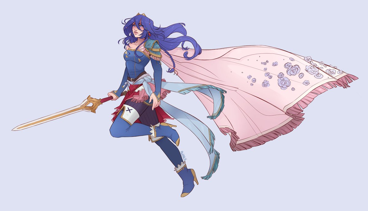 allimackart's tweet photo. Lucina but she's in the #FF6 world https://t.co/mKjYSf5xyb