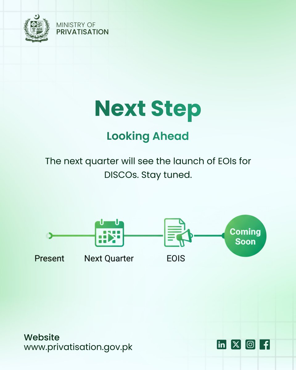 Ministry of Privatisation, Government of Pakistan tweet media