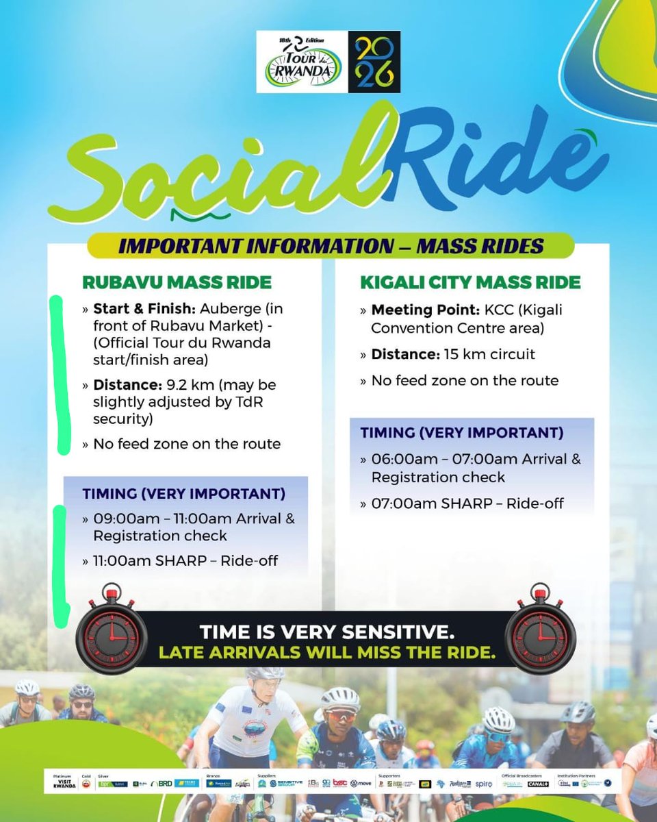 RubavuDistrict's tweet photo. @tour_du_Rwanda! Abakunzi b’Igare wa mwanya w’abatarabigize umwuga ni mu kanya!
#RubavuSocialRide muri Rubavu ni mu kanya. Wowe ugeze he?
Ntiwibagirwe #IGARE n'#INGOFERO
@cyclingrwanda https://t.co/Z5601yjXBL