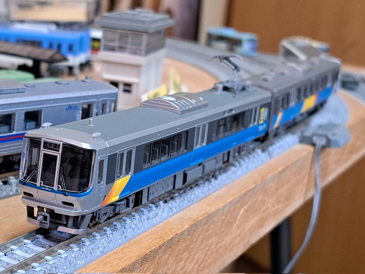 1 223系9000番台+213系｢U@tech｣ マイクロエース製品 運転会に参加する