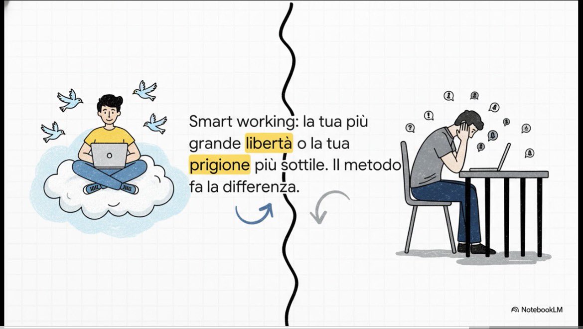 ZuenaFrancesco's tweet photo. Sei #destinatoA fallire se pensi che lo smartworking sia pigiama e multitasking.

La libertà senza disciplina è solo caos organizzato. Se non controlli la tua agenda, qualcuno lo farà per te.

Ecco come non farsi mangiare dal sistema:
👉 https://t.co/iA6MYAeuxx https://t.co/xeBU2Ke5WP