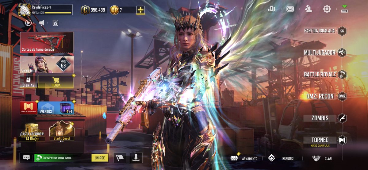 Comparto por aquí ala consentida, ya que me tocó volver al vicio para sacar un arma de regalo, ni modo