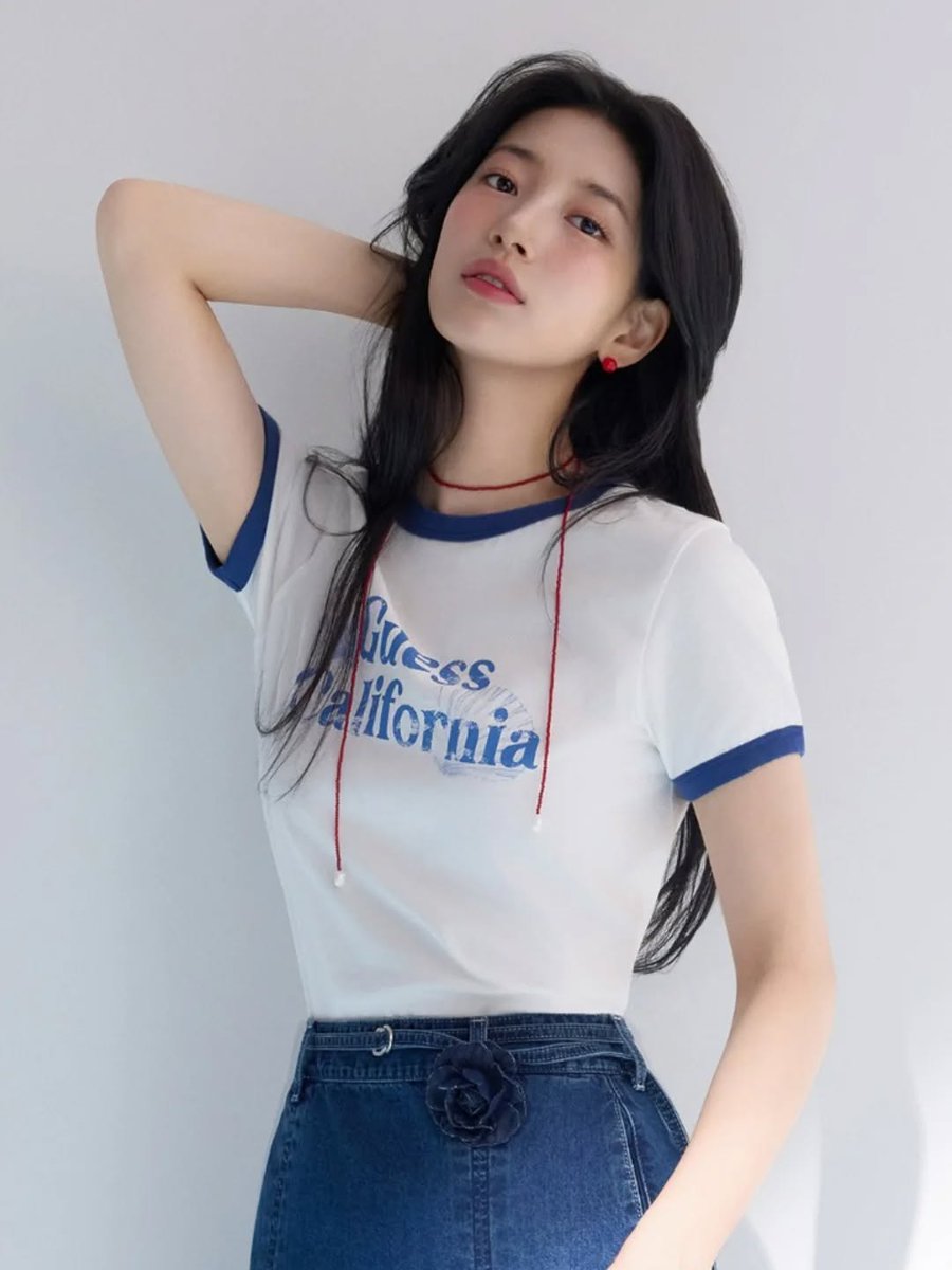 260226 SUZY x GUESS 2026 SPRING DENIM CAMPAIGN-1 🤍💙👖 #Suzy