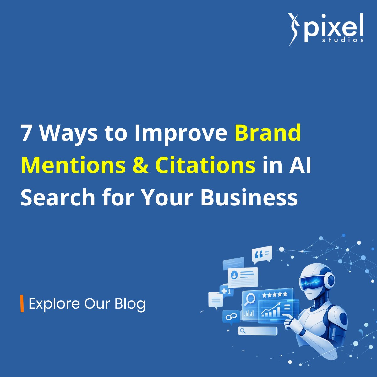 thepixelstudios's tweet photo. SEO helps you get found. GEO helps you get recommended.

If your brand isn’t part of AI-generated responses, you may be missing high-intent buyers 

We’ve outlined 7 ways to improve your brand mentions in AI search.

Read the blog:
https://t.co/8kqdQTYtoh

#SEO #GEO #AISEO https://t.co/vTYPKZwCG4