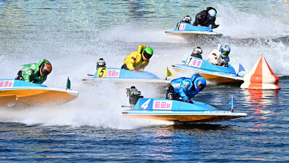 前田紗希選手✨ 8Rで4コースからまくりで1着❣️ 鳴門ボート