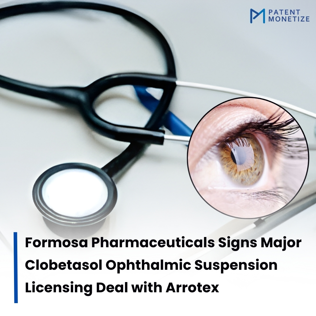Formosa x Arrotex 🤝

Formosa Pharmaceuticals signs a licensing deal with Arrotex Pharmaceuticals for clobetasol ophthalmic suspension—expanding global reach in post-operative eye care.
#FormosaPharmaceuticals #Arrotex #PharmaLicensing #Ophthalmology #LifeSciences