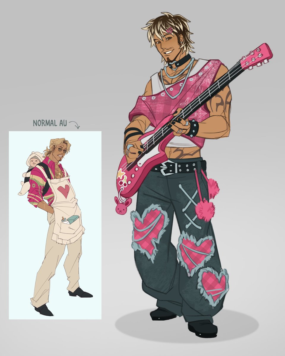 rockstar au for this guy