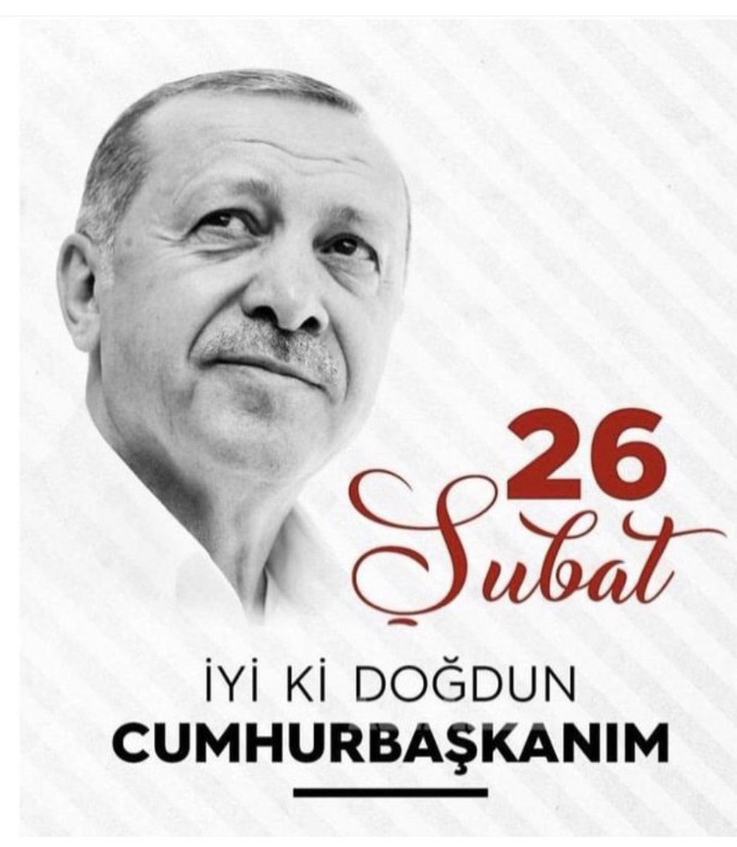 ibrahimulusoytr's tweet photo. Bütün ömrünü ülkesine ve milletine adayan Lider @RTErdogan

Rabbim ömrünüzü bereketli eylesin, nice hayırlı güzel yaşlar nasip eylesin Sayın Cumhurbaşkanım.

#iyikidoğdunreis https://t.co/XxCinQFv8X