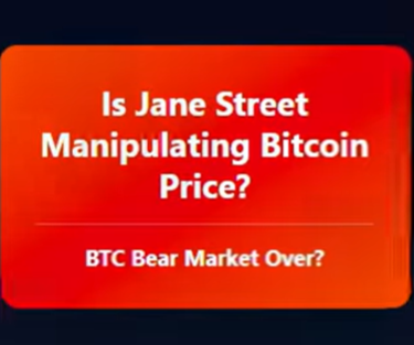 $BTC Is Jane Street Manipulating the Bitcoin Price? BTC stages a recovery. Is the bear market over?
  
youtube.com/shorts/_83t7ll…