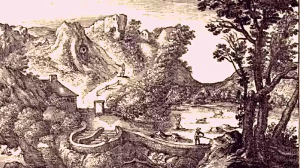 Apparently, if you see the landscape first, you're right-brained, and if you see the man's face first, you're left-brained. 

What do you see?