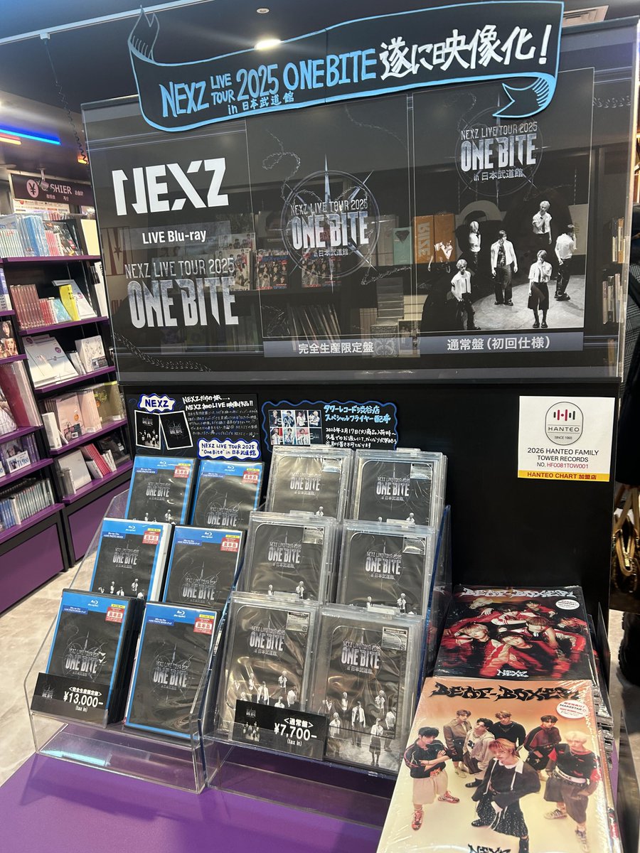 タワ渋NEXZ】 #NEXZ LIVE Blu-ray 『NEXZ LIVE TOUR 2025 “One Bite