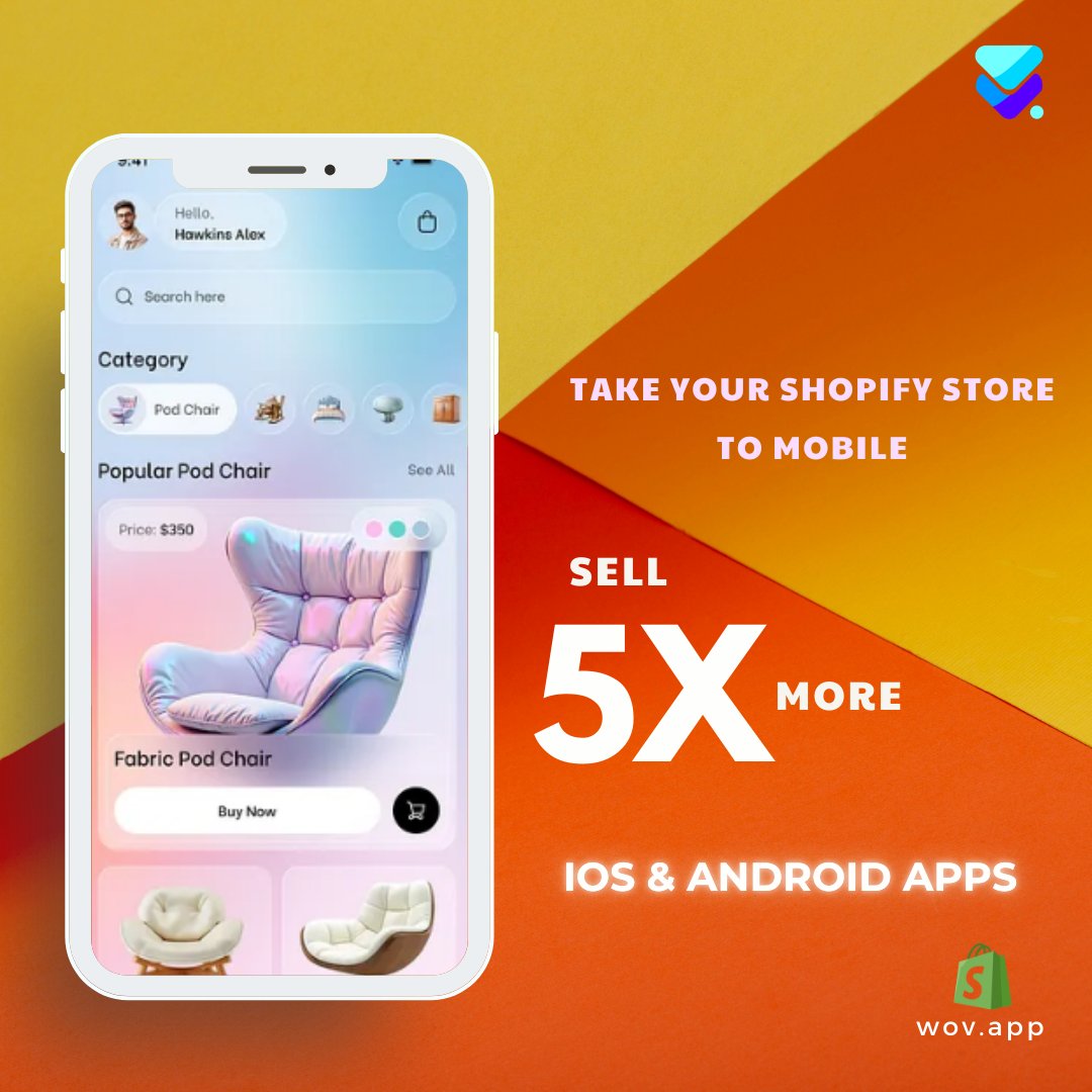 Ascent24T's tweet photo. ๐ Take Your Shopify Store to where your customers are!
Build apps your way with WOV โ drag, drop, done. ๐
Begin Your Mobile Journey with a WOV factor! ๐
https://t.co/839HU0zhsJ
#shopifybusiness #shopifysellers #shopifypartner #shopify #shopifystore #retailstore https://t.co/Ld2R2Ol3s9