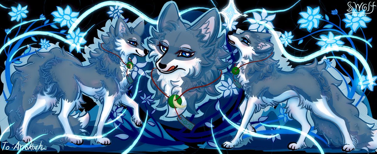 SilverwolfCaleb's tweet photo. 🐺🌌💙🥰

#OC #wolf #Arrokoth #赠图 #亲友 #feral #狼 #四足 #纯兽 https://t.co/hcw9ohvpla