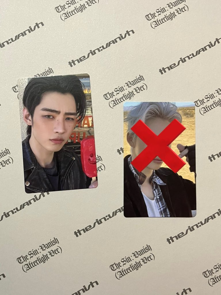 wtt lft ph

ENHYPEN THE SIN: VANISH

have: (see pics)
want: Sunoo popsicle afterlight pc ‼️

— mint condition 
— sure traders only
— check alt for more info
— dm/reply offers

❌ impatient 
❌ sensitive

🏷️ looking for trade trading pob nk sh sn sunghoon ni-ki enha