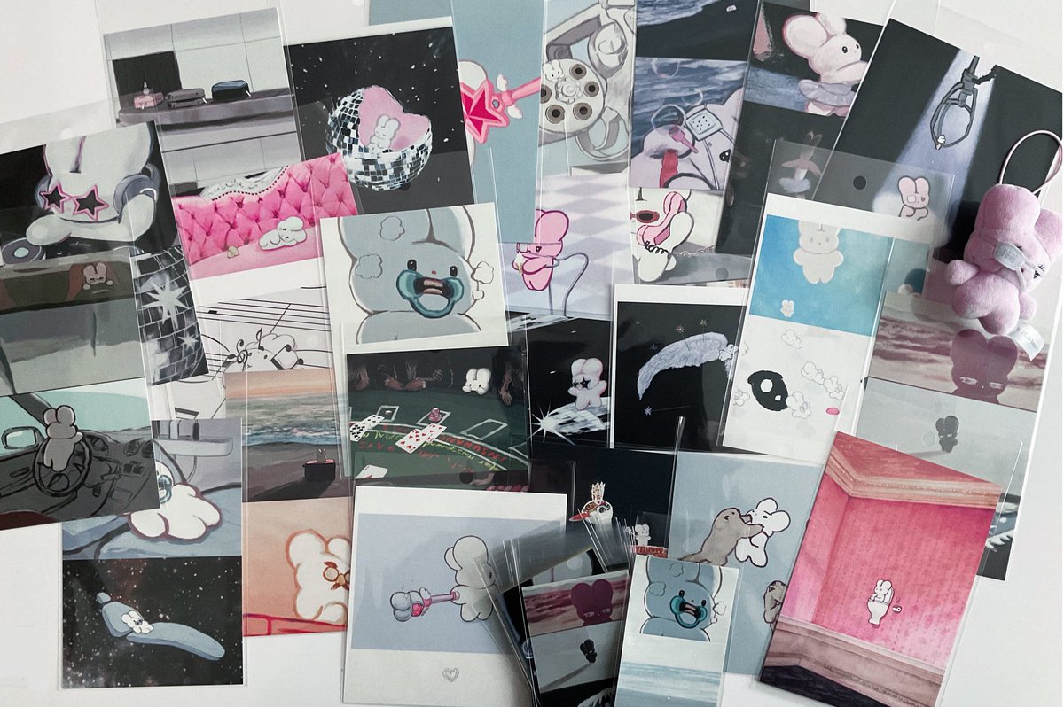 新しいポストカード&ステッカーが大量追加されました！🐰✨✨