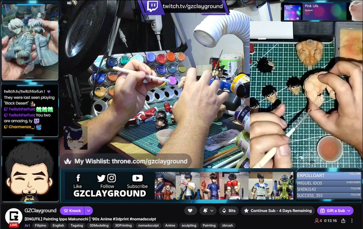 gzclayground's tweet photo. [ENG/FIL] Painting Ippo Makunochi | '90s Anime #3dprint #nomadsculpt

🔴Live now – come join the chat! https://t.co/FDYEGltep8