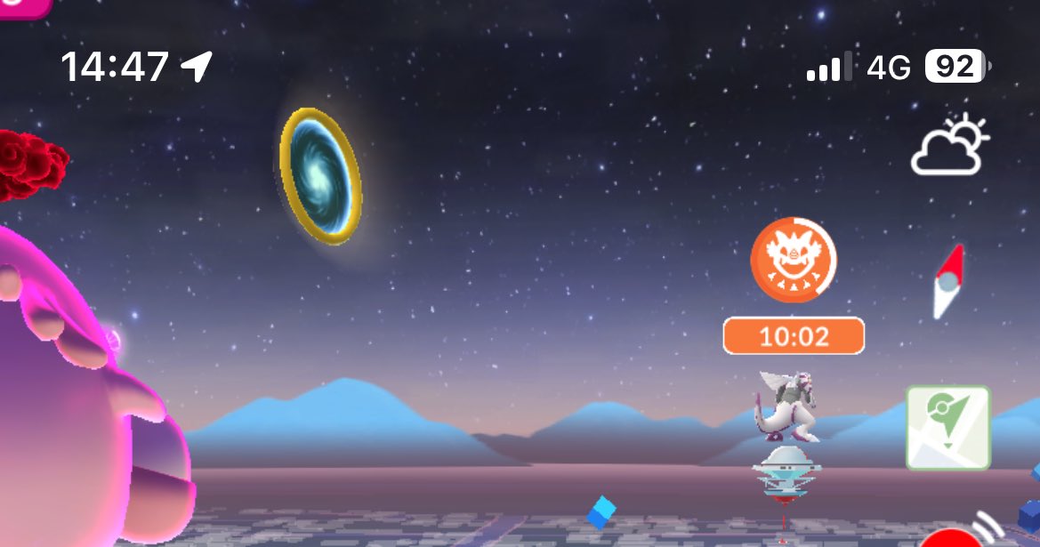 #ポケモンGO 
この輪っかなんだろ
ウルトラホール？フーパ？