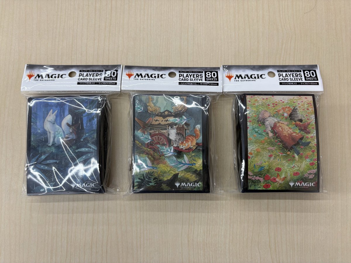 新商品入荷】 2/27発売 MTG プレイヤーズカードスリーブ各種 入荷してます
