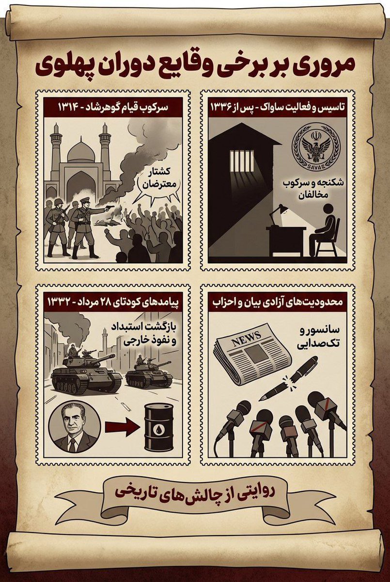 حقیقت درباره #وحوش_پهلوی  و #نسل_ساواک فراموش نمی‌شود.
