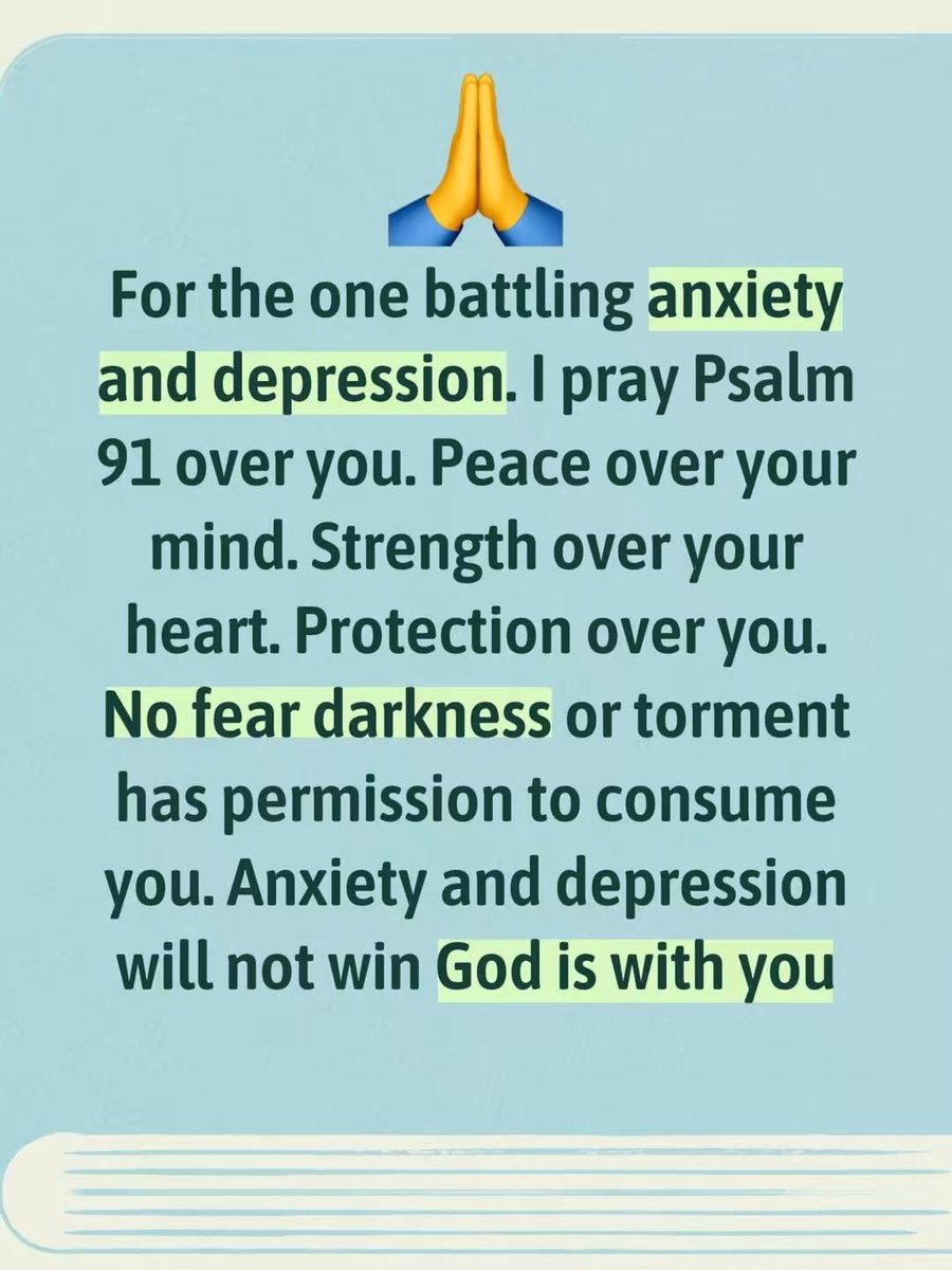 For the one battling with depression and anxiety. This prayer is for you.
#PrayerForYou #AnxietyRelief
#DepressionSupport #YouAreNotAlone
#PeaceOverYourMind