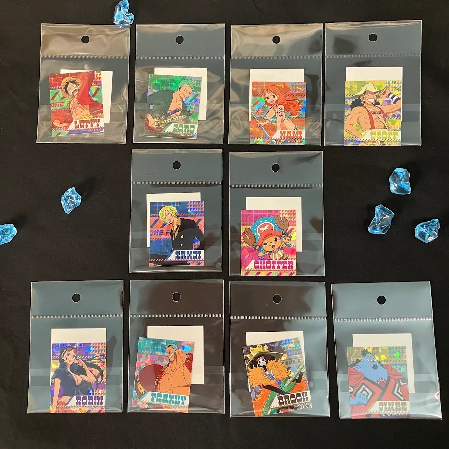 新商品】MUGIWARA STORE ARTS プリズムステッカー ルフィ／ゾロ／ナミ