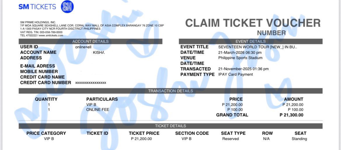 eunchoding97's tweet photo. WTS LFB SEVENTEEN BULACAN

VIP B  secured 11/21 (2nd day of gensale)

₱21,300 firm (srp  + online fee)

No dp, kaliwaan

Claimed ticket but can show proof

Meet up in Antipolo only + pwede rin Makati via my sister 5-8pm weekdays only

Dm me 🤍

#SEVENTEEN_NEW_IN_BULACAN https://t.co/UzUSrrzu8e